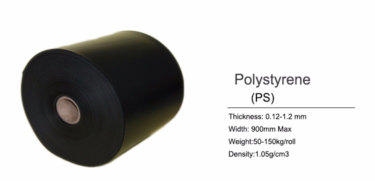 Rigid 1mm polystyrene PS roll plastic sheet for printing