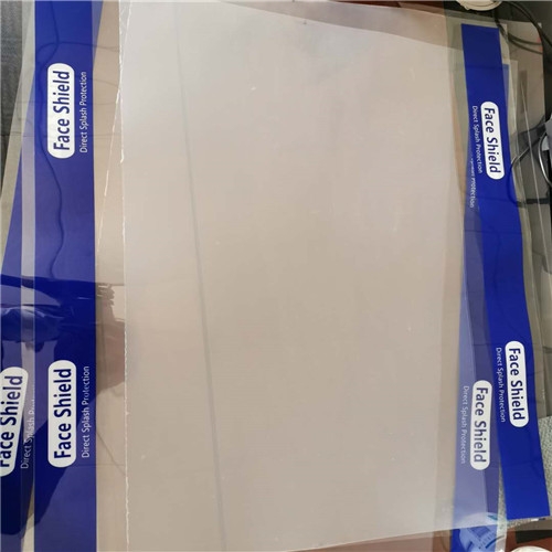  anti fog transparent pet plastic sheet for face shield