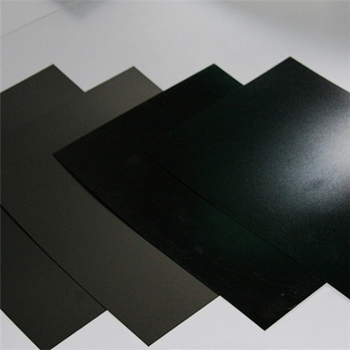 Solid Plastic matte black pvc sheet for pack