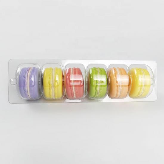 6 macaron blister packaging box