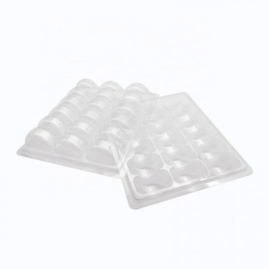 18 pcs macarons blister trays with lid